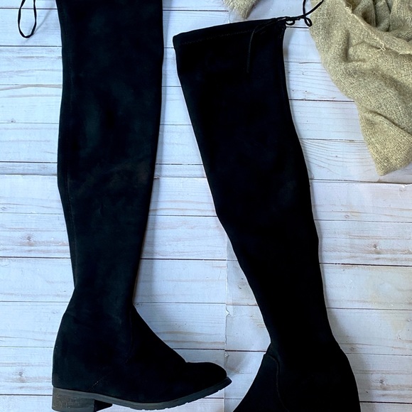 Stuart Weitzman Lowland Over the Knee suede boots - Picture 5 of 8